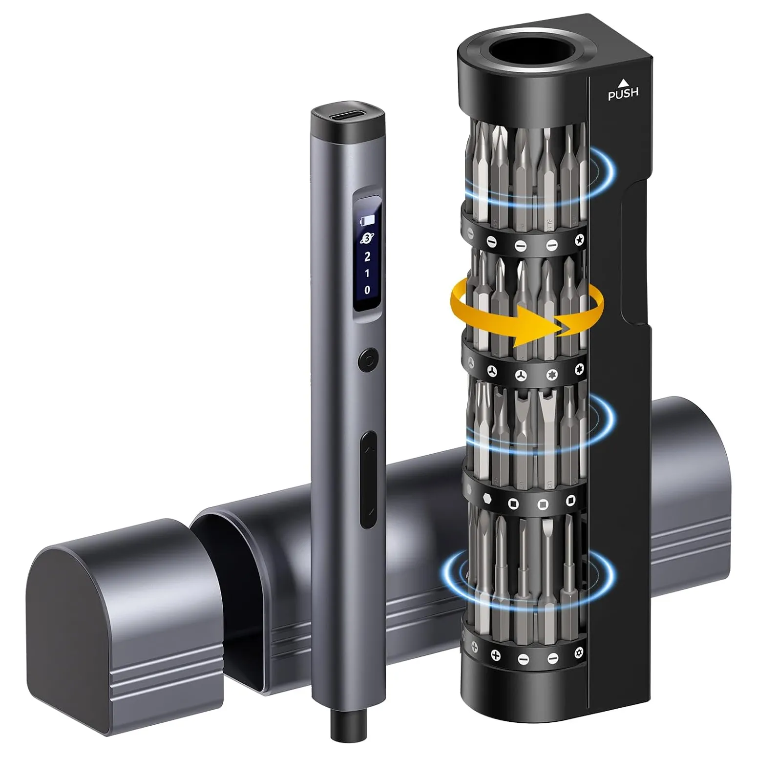 66-in-1 Mini Electric Screwdriver Set